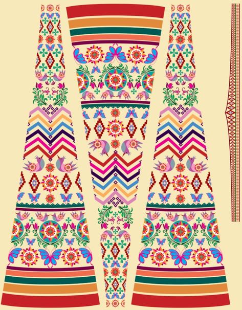 Kali Pattern, Design Lehenga, Kali Design, Lehenga Design, Botanical Flower Art, Iphone Wallpaper Glitter, Kurti Embroidery Design, Textile Prints Design, Mandala Art Lesson