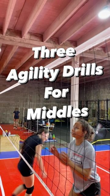 Drills For Middle Hitters, Middle Volleyball Drills, Volleyball Hitting Box Diy, Volleyball Drills For Hitters, Middle Blocker Volleyball Drills, Volleyball Middle Hitter, Volleyball Agility Drills, Middle Hitter Volleyball Drills, Volleyball Hitter Workout