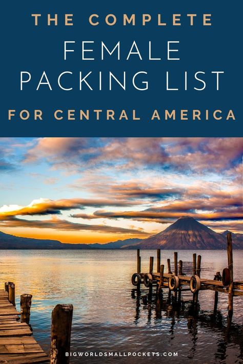 After living and travelling in this part of the world for over a year, here's my ultimate female packing list for Central America | #centralamerica #packingtips #centralamericatravel #packinglist Central America Packing List, Female Packing List, Latin America Travel, Central America Travel, Vacation Packing, Going Natural, Packing List For Travel, Sunny Beach, South America Travel