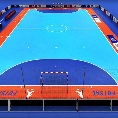 Depay Memphis, Futsal Court, Football Field, Low Poly, Juventus, Neymar, Book Covers, Architecture Design, Basketball Court