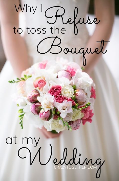 Alternatives To Bouquet Toss, Alternative To Bouquet Toss, Bouquet Toss Alternative Ideas, Bouquet Toss Alternative, Garter Toss Alternative, Wedding Bouquet Toss, Crazy Together, Toss Bouquet, Garter Toss