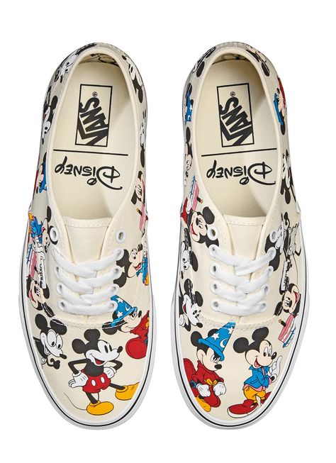 Vans Disney Authentic Mickey's Birthday - Mens Large Sizes Mickey Mouse Vans, Vans Disney, Mickey Mouse Shoes, Vans Authentic Shoes, Cute Disney Outfits, Disney Vans, Disney Shoes, Deck Shoes, Air Jordan Retro