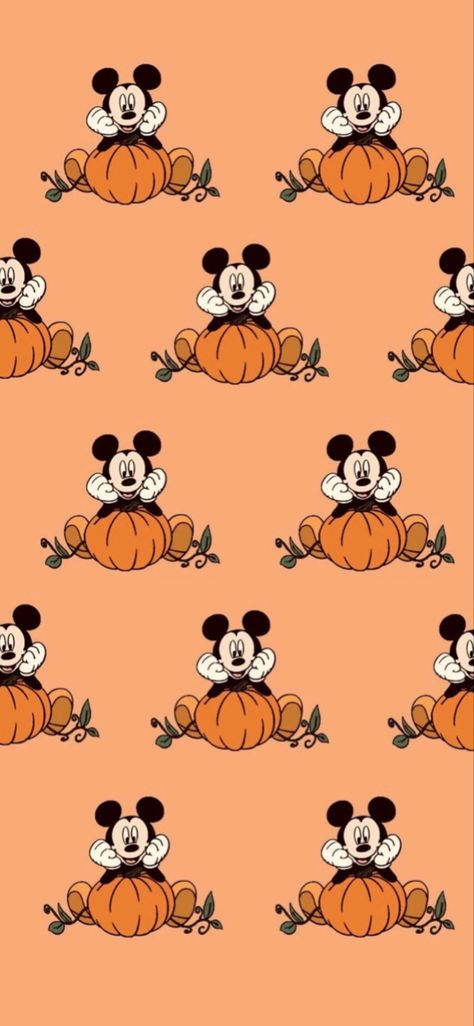 Fall Disney Wallpaper, Holiday Backgrounds, Spooky Background, Wallpaper Prints, Wallpaper Whatsapp, Mickey Mouse Wallpaper Iphone, Fall Backgrounds, Disney Desserts, Pumpkin Wallpaper