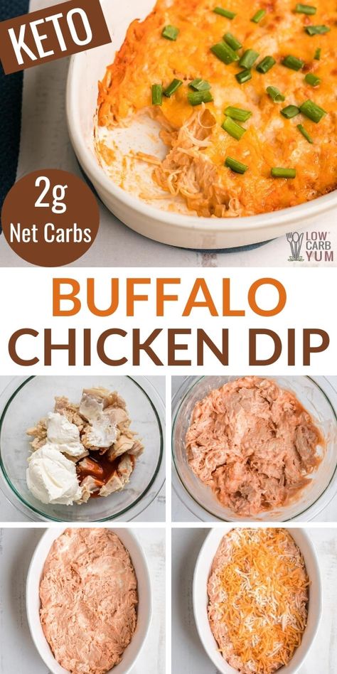 Keto Buffalo Chicken Dip, Keto Buffalo Chicken, Chicken Dip Recipe, Buffalo Chicken Dip Recipe, Low Carb Low Fat Recipes, Low Carb Appetizers, Chicken Dip, Best Low Carb Recipes, Chicken Dips