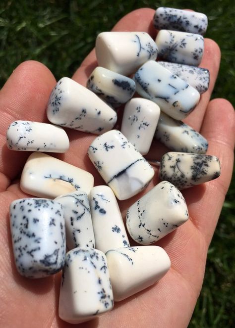 Merlinite Crystal, Crystal Vibes, Magical Stones, Dendritic Opal, Pretty Rocks, Dendritic Agate, Minerals And Gemstones, Rocks And Gems, Agate Crystal