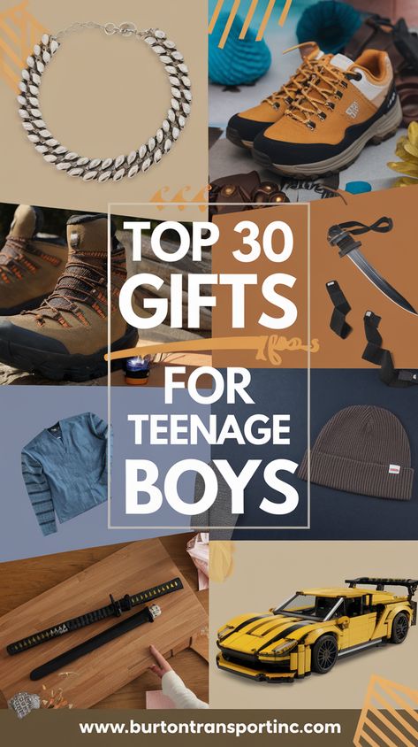 Finding gifts for teenage boys can be a challenge, but this list has you covered! 👕🎮 From trendy clothes like hoodies and sweat suits to adventure-ready picks like a butterfly knife, carabiner, or first aid kit, these gifts will hit the mark. Affordable yet exciting, these gifts will make any teenage guy’s day memorable without busting your budget! Teenage Boyfriend Gifts, Gifts For Boys Teenagers, Country Boy Gifts, Teen Guy Gifts, Gifts For Teenage Boys, Christmas Presents For Boys, Teen Presents, Grappling Hook, Racing Car Model