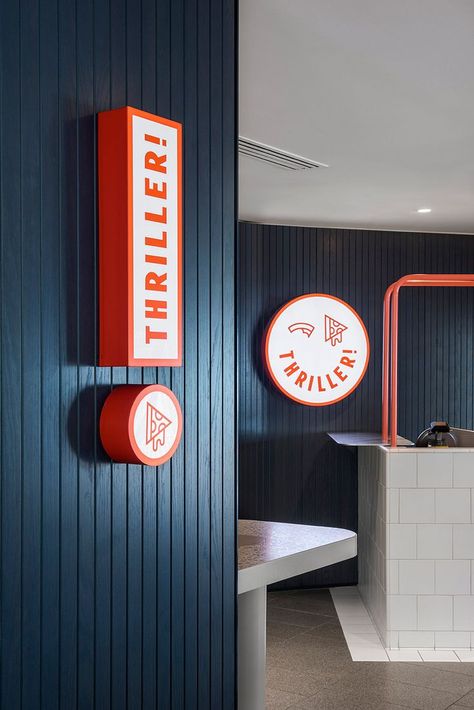 Sign of the times: Branding fast-food venues | Indesignlive Typographie Inspiration, Sandwich Bar, Sign Of The Times, Food Branding, 카페 인테리어 디자인, Roller Doors, Burger Bar, Hotel Project, Wayfinding Signage