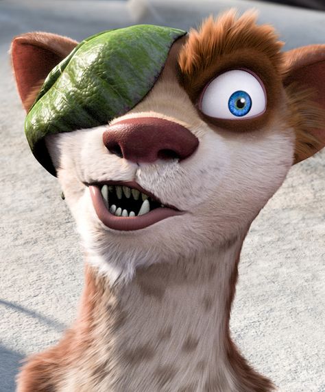 Ice Age Sid, Ice Age Movies, Animated Movies Characters, Hulk Character, Cartoon Movie Characters, Blue Sky Studios, Queen Latifah, Eye Patch, Ice Age