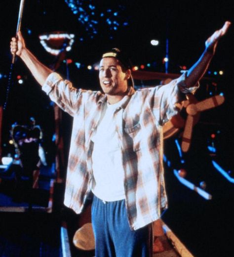 Adam Sandler ~ Happy Gilmore (1996) ~ Movie Photos #amusementphile Happy Gilmore Costume Adam Sandler, Adam Sandler Memes, Adam Sandler Funny, Outfits From Movies, Adam Sandler Happy Gilmore, Click Movie, Adam Sandler Outfits, Adam Sanders, Film Princess