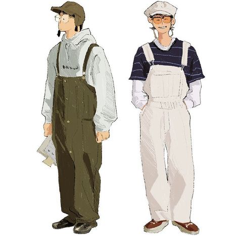 Character Clothing Design Male, Overalls Outfit Drawing, Pick Your Outfit, Peony Aesthetic, Street Outfits, Aesthetic Streetwear, Kawaii Style, Concept Art Character, Drawing Clothes