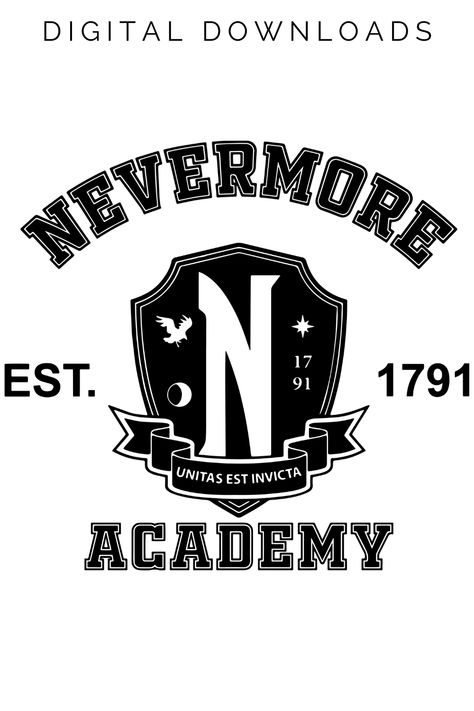 Nevermore Academy SVG Addams Family Theme Party, Addams Family Theme, Scan N Cut Projects, Dance Theme, Nevermore Academy, Cricut Explore Projects, Dance Themes, Cricut Halloween, Shirt Print Design