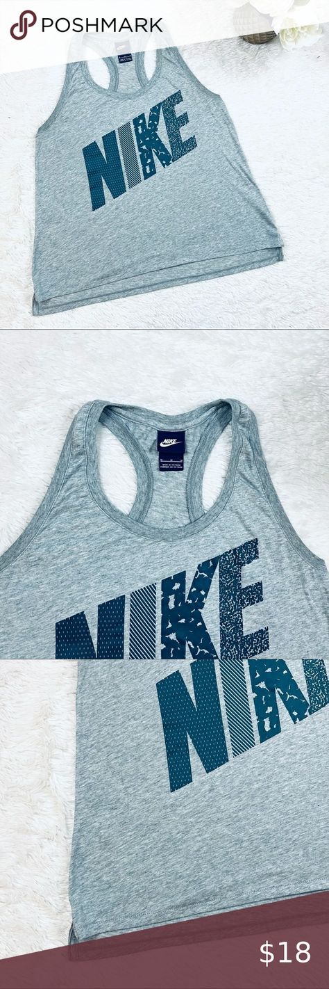 Nike Gray Heathered Razor Back Athletic Yoga Tank Top Size M Yoga Tank Top, Yoga Tank, Yoga Tank Tops, Athleisure Wear, Look Chic, Nike Tops, Cute Shirts, Athleisure, Athletic Tank Tops