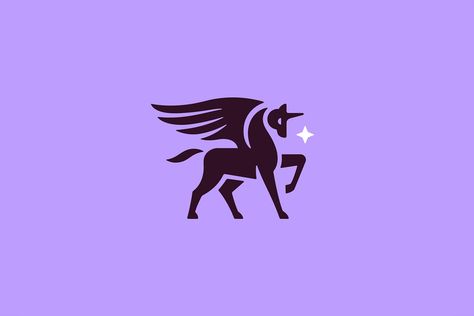 Pegasus Logo Design by Koen on Dribbble Pegasus Silhouette, Pegasus Svg Free, Cartoon Pegasus, Pegasus Logo Design, Pegasus Logo, Pegasus Necklace, Creative Professional, Logo Design, ? Logo