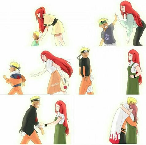 Naruto and Kushina Uzumaki Naruto And Kushina Fanart, Naruto X Kushina, Kushina Uzumaki Fanart, Red Hair Naruto, Kushina And Naruto, Naruto Kushina, Hinami Tokyo Ghoul, Naruto Himawari, Naruto And Kushina