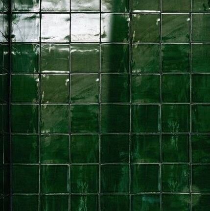 Green Aesthetic Bathroom, Aesthetic Bathroom Decor, Aesthetic Bathroom, Bathroom Tile, Green Aesthetic, Bathroom Decor, Tile, Tumblr, Wall