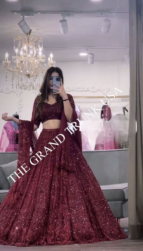 Sequence Lehenga Party Wear, Wedding Guest Lehenga, Guest Lehenga, Lehengas Party Wear, Bridesmaids Lehenga, Indian Wedding Guest, Stylish Lehenga, Sequence Lehenga, Net Lehenga Choli