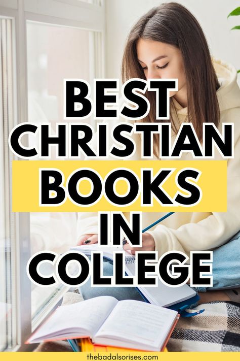 You are going to be obsessed with these christian books that you can read as a college student. It is amazing for small group and bible studies for young adults. As you grow up you need new books for the Bible! Christian Books To Read, Best Christian Books, Books For College Students, Christian College, Bible Studies, Christian Books, College Student, The Bad, College Students