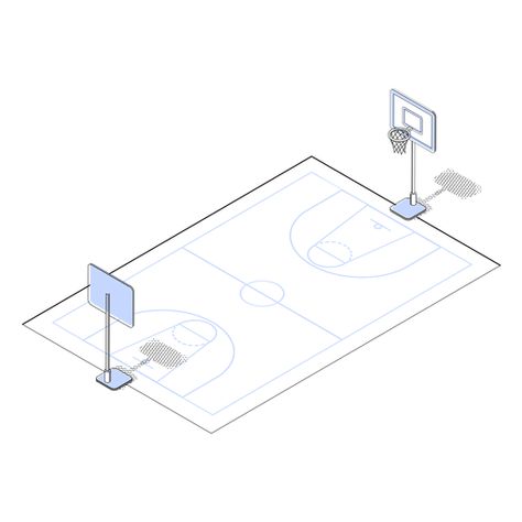 Basketball court isometric #AD , #Ad, #affiliate, #isometric, #court, #Basketball Basketball Court Architecture Design, Basketball Court Sketch, Basketball Architecture, Basketball Court Drawing, Basketball Court Illustration, Basketball Court Design, Beach Basketball, Basketball Ring, Fiba Basketball