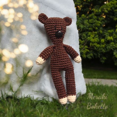 I’m so excited to share the story behind this adorable Mr. Bean teddy bear crochet! When a dear friend of mine, who I've known for more than half my life, asked me to create this as a gift for her close friend, I was thrilled. I wanted to make sure it was absolutely perfect for them. The excitement doubled when I found out that both my friend and her friend loved it! She even put it on her Instagram story, and soon enough, people started reaching out to me about it. It's moments like these t... Cute Desk Decor, Crochet Teddy Bear, Nostalgic Toys, Custom Crochet, Crochet Teddy, Whimsical Decor, Cute Toys, Crochet Art, Dear Friend