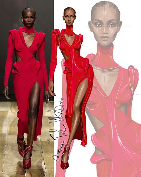 Fashion Sketchbook Inspiration, Trendy Outfits Indian, Alexander Mcqueen Fashion, Mcqueen Fashion, Beachwear Collection, Fashion Sketchbook, Fashion Sketch, Fashion Figures, Illustration Fashion Design