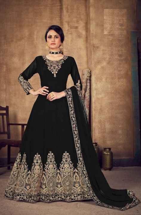 Elevate your style with these stunning Indian Bridal Anarkali Salwar Kameez dresses 🌟 Perfect for formal parties and Bollywood vibes! #IndianFashion #AnarkaliDress #PartyWear #BollywoodStyle ✨ #eBay #eBayStore #eBaySeller #CHRISTMASNEWYEAR #Georgette #Black #Women #India #Pakistani #Doesnotapply #BridalGallery https://ebay.us/XDaQto Celana Fashion, Long Suit, Indian Anarkali, Anarkali Salwar, Bollywood Party, Designer Anarkali, Anarkali Gown, Wedding Dresses For Girls, Anarkali Suit