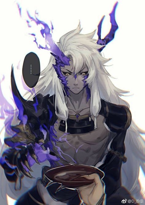 Anime Demon Boy, Ibaraki, 다크 판타지, Demon Art, Fantasy Male, Arte Fantasy, 판타지 아트, Dark Anime, Dnd Characters