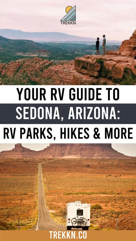 If you’re looking for an unforgettable outdoor experience in one of the Southwest’s most beautiful destinations, consider RV camping in Sedona, Arizona. With spectacular red rock formations and a variety of hiking trails, Sedona is the perfect place to explore. From luxury RV parks to more rustic camping spots, there are plenty of options available to make your Sedona RV trip memorable. Visit TREKKN.co for all of the details! Arizona Rv Trip, Sedona Arizona Vacation, Sedona Camping, Camping In Sedona Arizona, Best Hikes In Sedona Az, Sedona Landscape, Campervan Travel, Sedona Easy Hikes, Rustic Camping