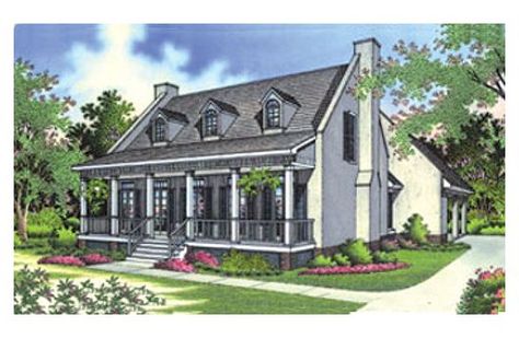 House Plan 45-189 Southern Style House Plans, Southern House Plan, Southern House, Southern Design, Shingle Exterior, Country Style House, Open Concept Layout, Monster House Plans, Southern House Plans