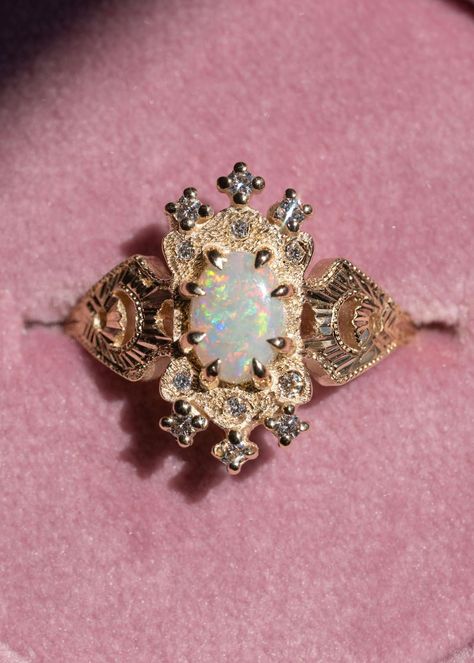 Artifact 12: Lullaby – Sermez.com The Moon And The Stars, Elegant Wedding Rings, Opal Diamond Ring, Rainbow Opal, Bedroom Window, Midnight Sky, Dream Engagement Rings, Gold Moon, The Midnight