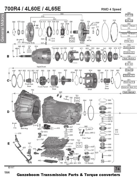 4l60e Transmission Rebuild, Body Layout, Chevy Transmission, 4l60e Transmission, Body Diagram, Transmission Repair, Exploded View, Automotive Mechanic, Ls Engine