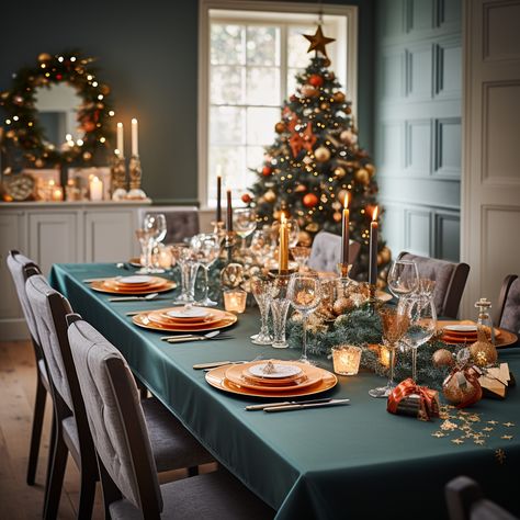 follow 👉 @frequentart for more inspirations! dining area christmas - christmas accents with table runners. Christmas Accents, Tree Ideas, Christmas Christmas, Christmas Home, Christmas Ideas, Dining Area, Table Runners, Christmas Decor, The Back