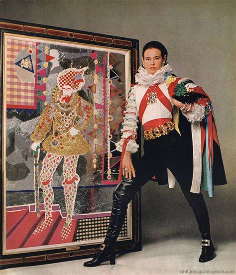 Gloria Vanderbilt's fashion tips, 1968 - Boing Boing Picture Clips, Francesco Scavullo, Colourful Clothes, Cornelius Vanderbilt, 1970's Fashion, Messy Nessy Chic, Star Of The Day, Anderson Cooper, Diana Vreeland