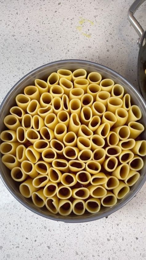 Honeycomb Pasta, Pasta Cake, Instagram Recipes, Rigatoni Pasta, Italian Pasta Recipes, Food Tags, Food Content, Pasta Lover, Dinner Meals