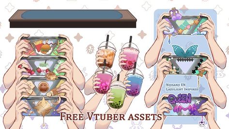 Vtuber Assets, Twitch Streaming Setup, Free To Edit, Streaming Setup, Digital Art Beginner, Face Reference, The Switch, Art Practice, Digital Art Tutorial