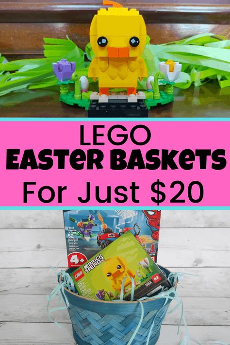 Lego Easter Basket, Lego Easter Eggs, Lego Easter, Creative Easter Baskets, Lego Creator Sets, Lego Head, Lego Disney Princess, Lego Club, Easter Basket Ideas