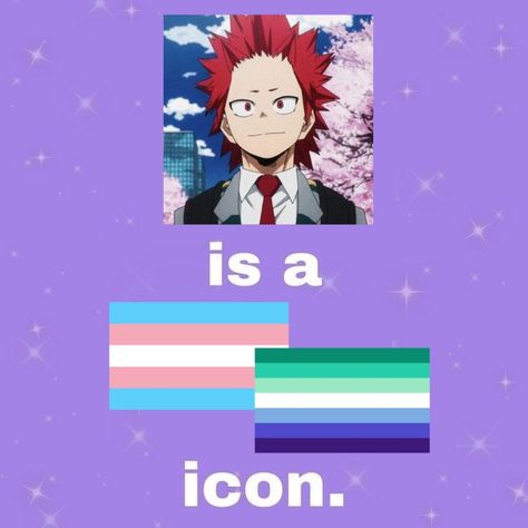 Trans Kirishima, Kirishima Headcanon, Trans Masc, Trans Boys, Hero Academia, My Hero Academia, Spiderman, Ships, Memes