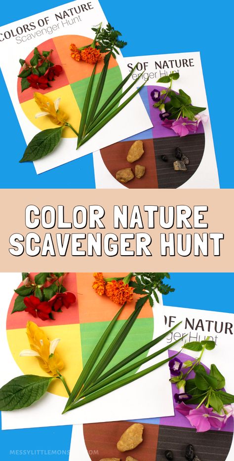 color activity for kids - nature scavnger hunt. Nature Scavenger Hunt Printable, Preschool Scavenger Hunt, School Scavenger Hunt, Fall Scavenger Hunt, Nature Scavenger Hunt, Nature Hunt, Photo Scavenger Hunt, Nature School, Colors Of Nature