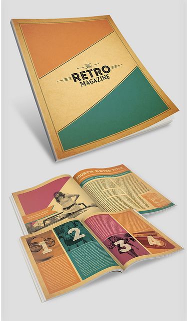 The Retro Magazine Indesign Template by luuqas86, via Flickr Retro Magazine Layout, Inside Magazine, Asteroid City, Indesign Layout, Retro Magazine, Indesign Magazine, Indesign Magazine Templates, City Magazine, Yearbook Design