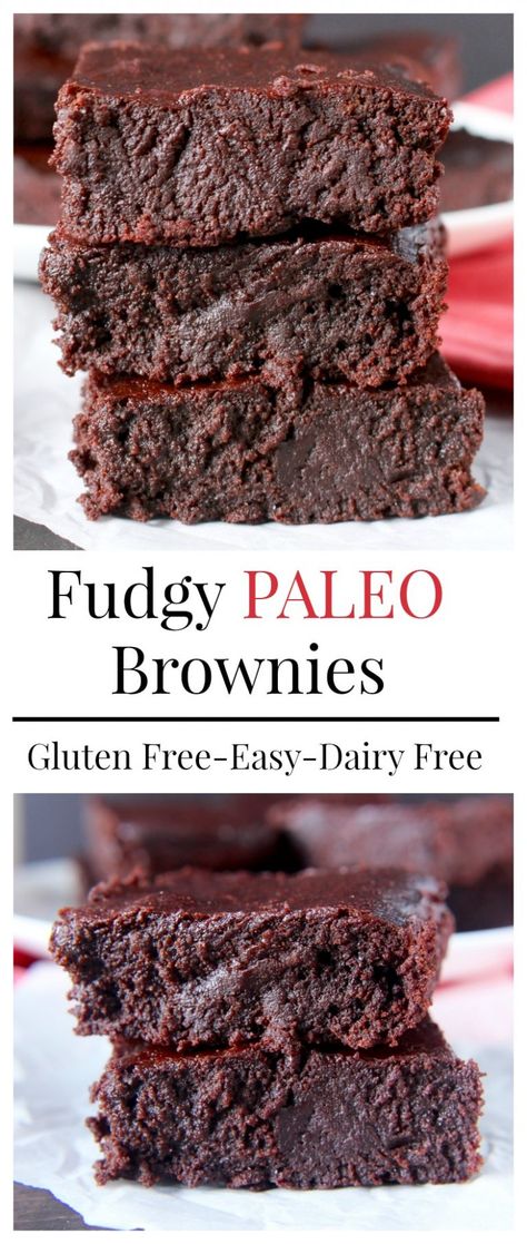 Patisserie Vegan, Paleo Brownies, Low Carb Backen, Chocolate Fudge Brownies, Paleo Baking, Paleo Sweets, Treats Recipes, Paleo Desserts, Paleo Snacks