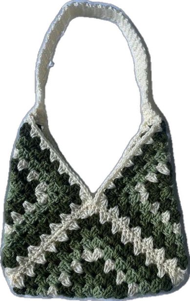 Crochet granny square purses! Comes in black + white + grey or multiple shades of green + white! Only one of each available so grab them while you can! Sweater Design Ideas, Granny Square Purse, Crochet Scarf Patterns, Granny Square Sweater, Crochet Girls, Crochet Granny Square, Girls Top, Scarf Crochet Pattern, Crochet Art