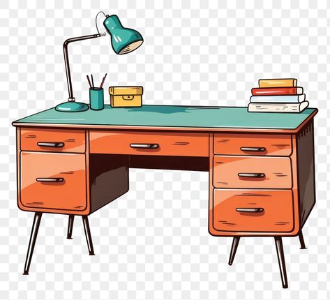 Table Clipart, Cartoon Image, Furniture Table, Cartoon Images, Design Lab, Retro Art, Desk Furniture, Free Png, Table Furniture