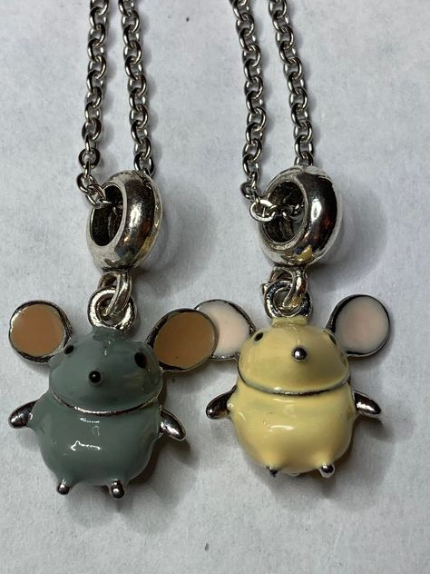 I take a portion of all sales and donate.  A portion can be donated to mission fields, another time to Disabled Veterans (My Father served this Country's), Children's Hospitals, ect..  Thank you for helping me to help others.Mouse Charm is 28mmx17mm Grey or Yellow color Mice are made from Alloy with Silver Plate/Enameled Grey Mouse, Mouse Necklace, Acrylic Necklaces, Little Mouse, Golden Necklace, Kids Necklace, Childrens Hospital, Themed Jewelry, Cute Necklace