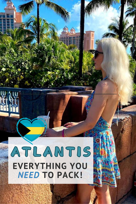 Are you heading to the Bahamas and wondering what to pack for Atlantis Paradise Island? Well, you have come to the right place! Read on to discover the perfect packing list, with insider tips! #atlantis #bahamas #packinglist Atlantis Bahamas Packing List ❣️ Atlantis Outfit Ideas, Atlantis Paradise Island Bahamas, Bahamas In February Outfits, Atlantis Bahamas With Kids, Atlantis Bahamas Packing List, What To Pack For The Bahamas, Packing For Bahamas, Atlantis Bahamas Outfits, Atlantis Bahamas Aesthetic