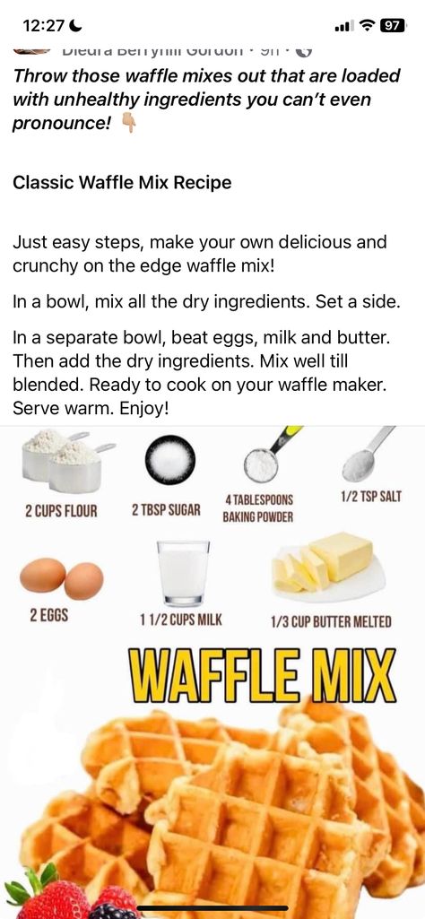 Waffles Bisquick Recipe, Recipes For Dash Mini Waffle Maker, How To Make Waffle Mix Recipe, Stuffed Waffle Maker Recipes, Dash Waffle Maker Recipes, Waffle House Waffle Recipe, Dash Mini Waffles Recipe, Easy Homemade Waffle Recipe, Chicken And Waffles Recipe Easy