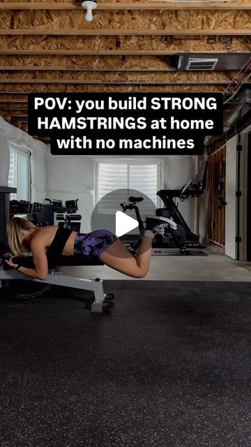 Dumbbell Workouts For Women on Instagram: "POV: you build strong HAMSTRINGS at home with NO machines 🔥💪🏼   The number one muscle group that people say is the hardest to build at home is hamstrings!   This move is GREAT to build strength in those legs 🤜🏼🤛🏼 give it a try and let me know how it goes!   Great news, moves like this and MANY MANY more are programmed regularly inside my dumbbell only plan so you can rest assured you’re training each muscle group effectively 👊🏼👀  Need a DUMBBELL ONLY weekly workout plan?! I’ve got you covered! 👋🏼🎉  🔗on page to learn more and gain INSTANT ACCESS to my DUMBBELL ONLY weekly workout plan!   #legworkout #legsworkout #homeworkout #athomeworkouts #workoutathome #workoutfromhome #homeworkout #homeworkouts #workoutroutine #workoutplan #workou Hamstrings At Home, Dumbbell Workouts For Women, Dumbbell Workouts, Workouts For Women, Weekly Workout Plans, Leg Day Workouts, Weekly Workout, Legs Workout, Dumbbell Workout