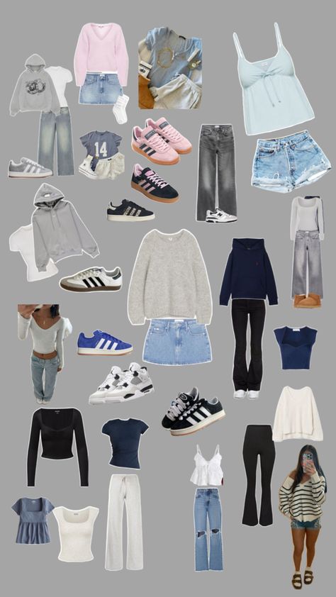 💟💟💟 4 Day Trip Outfits, Week Of School Outfits, Nyc Travel Outfit, School Trip Outfit, Day Trip Outfit, Trip Outfit, Simple Outfits For School, School Fit, Downtown Outfits