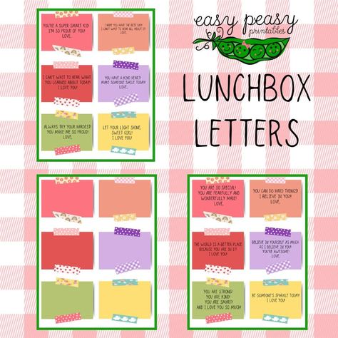 Lunchbox Letters bring a touch of encouragement and a big smile to your child's face at lunch time! We all need a pick-me-up, and sometimes a little note from mom or dad is all it takes to keep a happy day going or to make a day all better!  Once purchased, you will receive an email with a downloadable link. Simply download, print, cut out, and pop in your child's lunchbox, backpack, or wherever they will find a special, encouraging note! There will be no watermark on your download! :) You will School Lunch Notes, Lunch Box Notes For Kids, Lunchbox Notes For Kids, I Love You Lettering, Lunchbox Notes, Lunch Notes, Kids Rewards, Lunch Box Notes, Scrapbook Stickers Printable