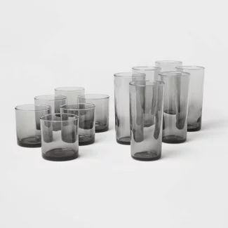 Glass : Drinking Glasses : Target Nice Glasses, Highball Glasses, Cool Glasses, Bar Glassware, Fashion Glasses, Old Fashion, Grey Glass, Drinking Glasses, Refreshing Drinks