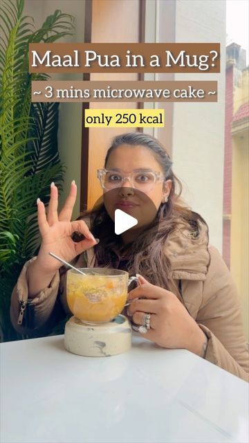 Tanvee Tutlani on Instagram: "Whipping up a guilt free treat in just 3 min 🕰️ Try my quick and easy healthy malpua cake recipe - no compromise on taste, just pure goodness 😋😋 Share with someone who loves indian desserts 🍮 Comment CAKE for detailed recipe. . . . . #malpua #mugcake #5minsrecipe #quickrecipe #healthyfood #healthyrecipes #indiandessert #dietsmartwithtt" Mughalai Recipes, Mini Indian Desserts, Easy Microwave Recipes Indian, Easy Indian Sweets Recipes Videos, India Desserts Simple, Microwave Cake, Mug Recipes, Guilt Free, Indian Desserts