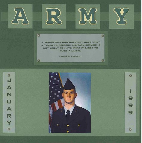 Army Scrapbook Ideas, Military Scrapbook Layouts, Military Scrapbook, Scrapbook Planning, Travel Elements, Something Is Missing, Military Units, Journal Travel, Scrapbook Page Ideas